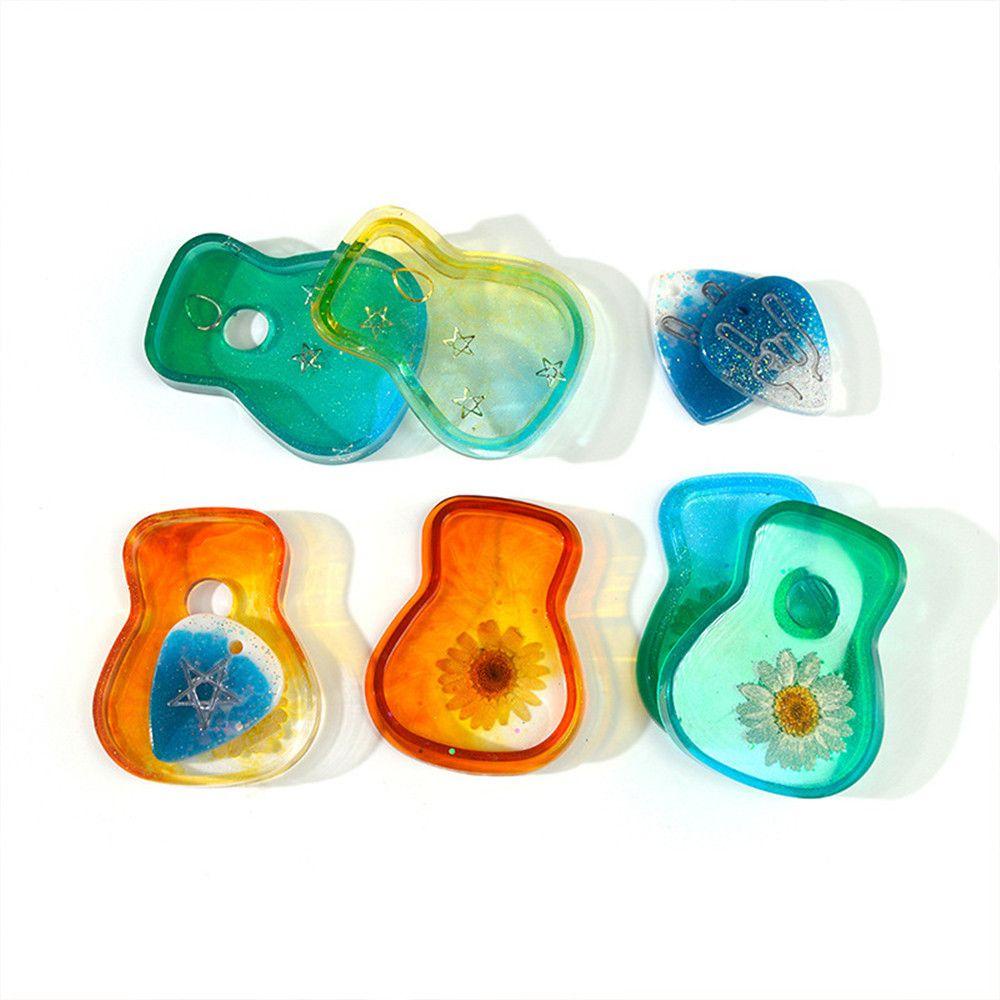 Khuôn Silicone Làm Miếng Gảy Đàn Guitar Bass DIY