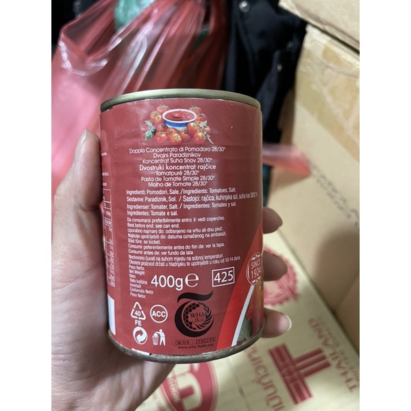 Cà chua xay nhuyễn cô đặc Paste Fiamma 400g TP Minh Duyên