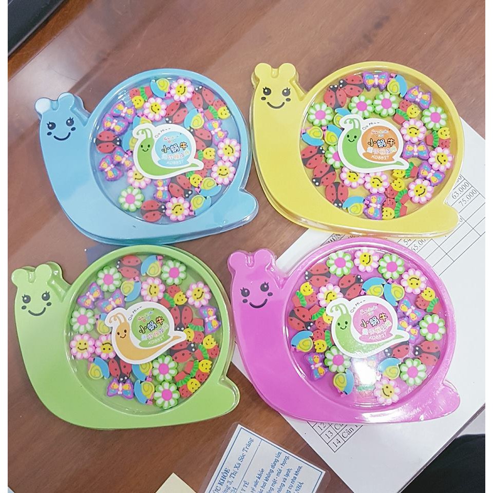 Set Gôm Ốc Sên