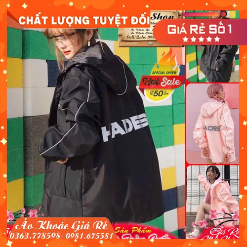 (Giá Rẻ) ÁO KHOÁC DÙ 2 Lớp Hades (M1240 - Phối Line Nhỏ)