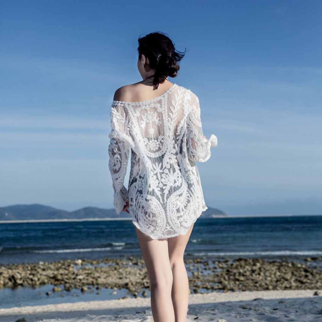 Áo khoác ren đi biển duyên dáng AKB-001i | BigBuy360 - bigbuy360.vn