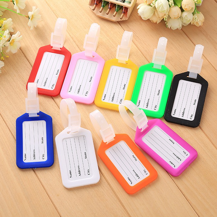 Thẻ tên balo vali du lịch dễ thương cute nametag tránh nhầm lẫn hành lý an toàn tiện lợi cao cấp F719SP3