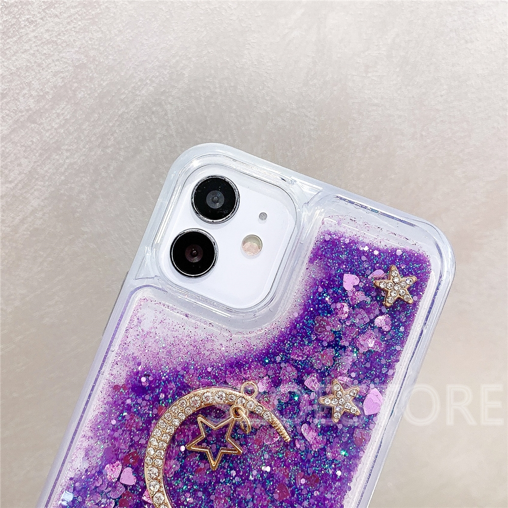Fashion Bling Starry Sky Liquid Quicksand Soft Phone Case Cover for Samsung A80 A90 A70 A60 A50 A30S A50S A40 A30 A20 A10 M10 A10S A20S M30S M31 M31S M51