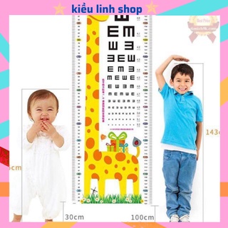Thước đo chiều cao Decal dán tường trẻ em 1183 KIỀU LINH SHOP