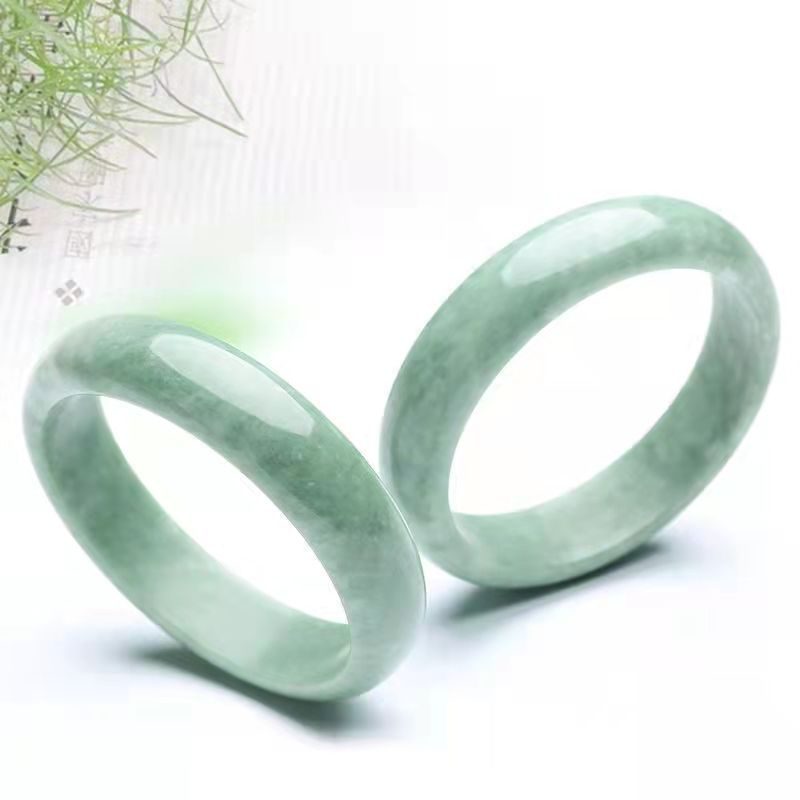 Vòng Tay Đá Mã Não Tự Nhiên Màu Xanh Lá Sang Trọng