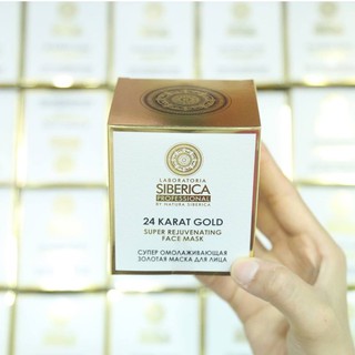 Mặt nạ vàng nguyên chất 24K NATURA SIBERICA SUPER GOLD.