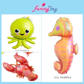 Bóng Hình Tôm Hùm - Bạch Tuột [Siêu To] - Phụ Kiện Trang Trí Tiệc