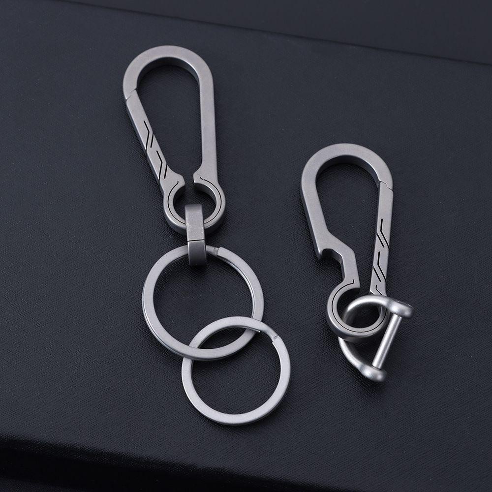 Móc Chìa Khóa Bằng Hợp Kim Titan Thiết Kế Tiện Lợi Dễ Dùng