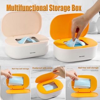 Hộp lưu trữ đa chức năng / hộp khẩu trang / hộp đựng khăn giấy / hộp đựng bàn cà phê / hộp đựng bàn để bàn hộp đựng khăn giấy ướt chống bụi có nắp