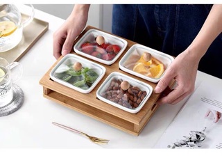 (Order) Khay đựng mứt tết phong cách Nhật Bản