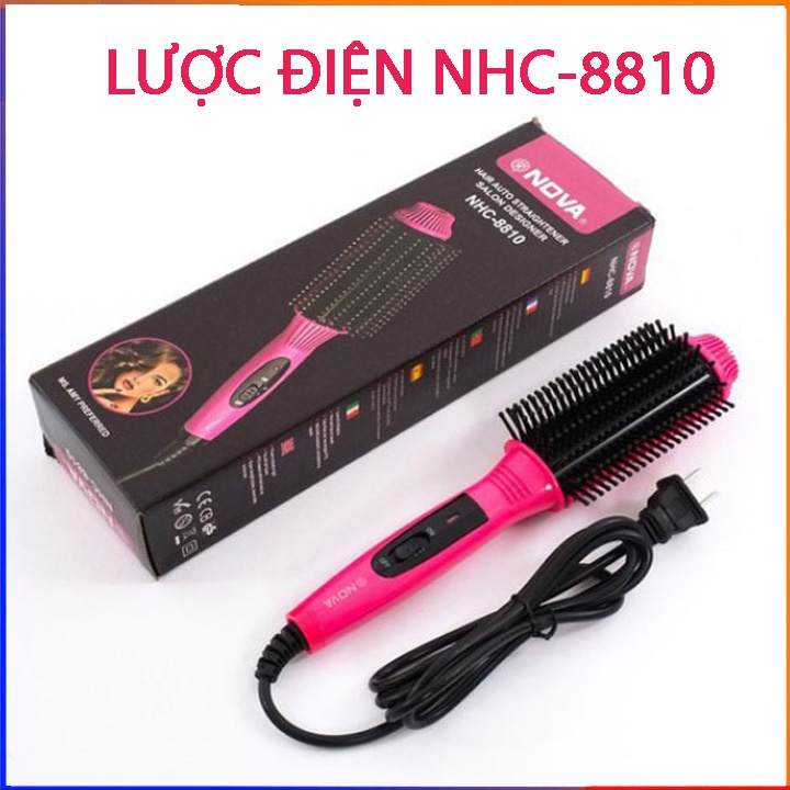 Lược điện nova tạo kiểu uốn tóc,sấy phồng, cúp, xoăn mini bỏ túi