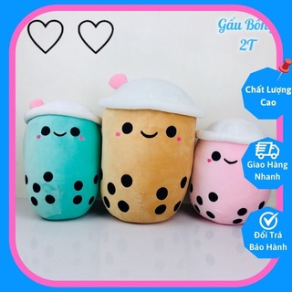Gấu Bông Trà Sữa Khổng Lồ Gấu Bông Gối Ôm Hình Trà Sữa Cao Cấp Co Dãn 4 Chiều.