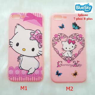 Ốp lưng Iphone 7 Plus / 8 Plus hình mèo kitty nhựa dẻo