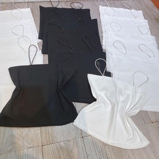 Áo 2 Dây Sợi Bún Chất Cotton Co Dãn
