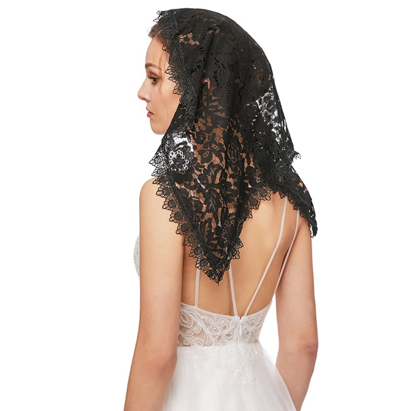 Mạng Che Mặt Ngắn Cho Nhà Thờ Công Giáo La Tinh