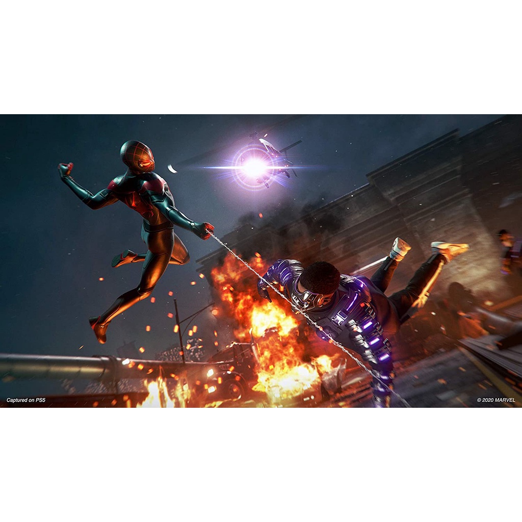 Game Ps5/PS4 : Đĩa game Marvel's Spider-Man Miles Morales Ultimate Hệ US