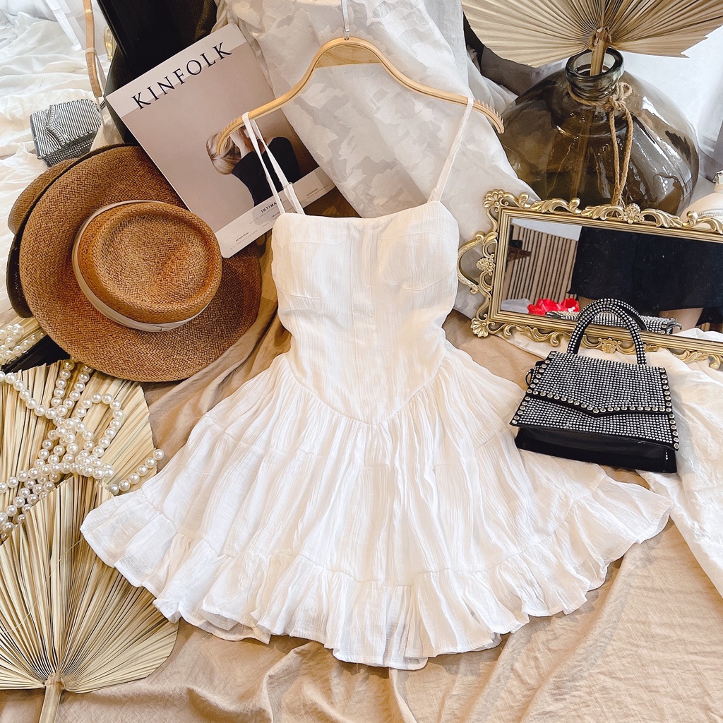 SET ĐẦM 2D NÚT CHÂN BÈO KHOÁC TƯA CROP