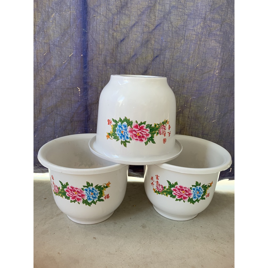 COMBO 15 CHẬU NHỰA HOA MẪU ĐƠN #H260 SIÊU ĐẸP (DỊCH TRUYỀN CHO CÂY, KEO LIỀN SẸO, BẠT PHỦ ĐẤT CHỐNG CỎ MỌC...)