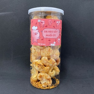 Da heo sấy muối ớt và mắm hành 150gr