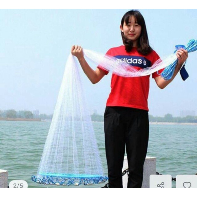 Chài Đĩa Bay Bắt Cá Thái Lan Sợi Cước Dễ Sử Dụng