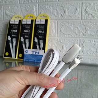 Cáp sạc micro USB Hoco X14 đầu thép dây dẹp