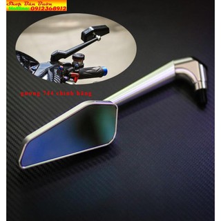 gương kính chiếu hậu rizoma 744 chân gương xéo có zon (giá 1 chiếc)