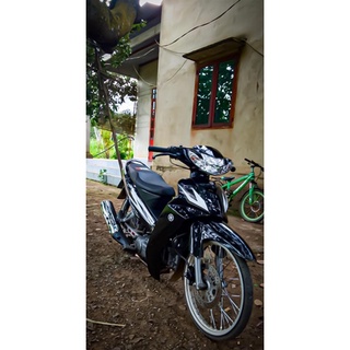 Tem xe Sirius 110 Crypton đen trắng