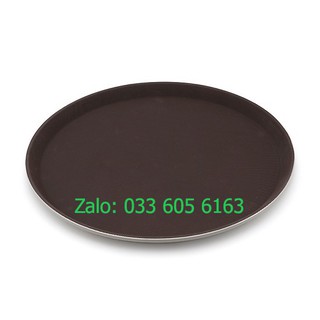 Khay Phục Vụ tròn chống Trơn đường kính 28cm 35cm 40cm - Khay bê đồ chống trượt