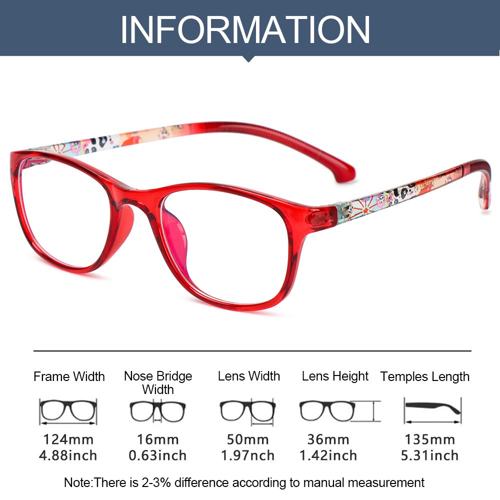 🎉ONLY🎉 Children Boys Girls Comfortable Eyeglasses Portable Ultra Light Frame Kids Glasses TR90 Online Classes Fashion Computer Eye Protection Anti-blue Light