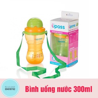 Bình uống nước ống hút có dây đeo 300ml up0300