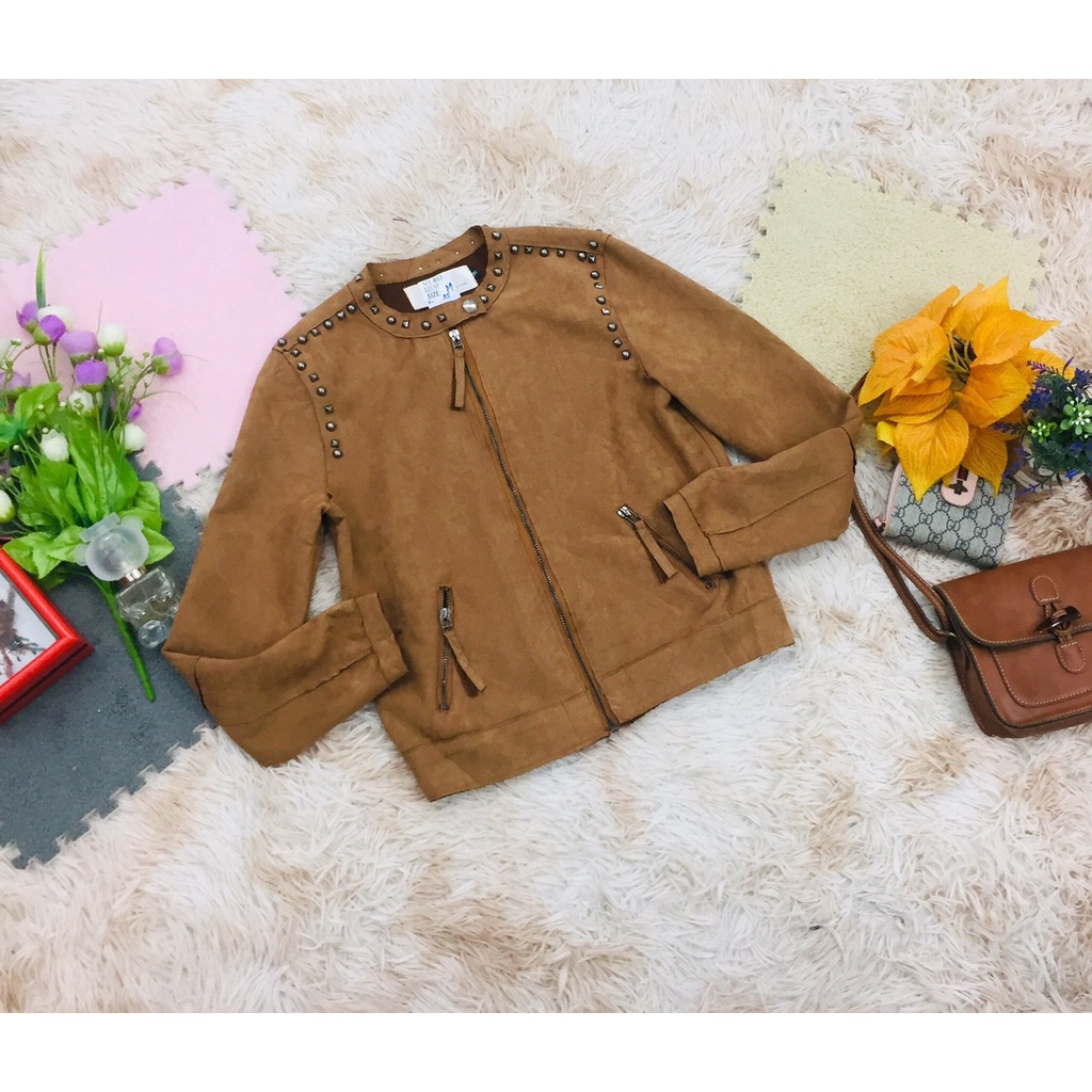 Áo Khoác Da Lộn Nữ B5702FM- Size M