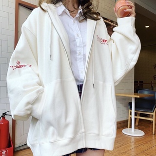 Áo Khoác Nỉ Hoodie Zip Form Rộng Nam Nữ Unisex In Hình OAK - Homies Saigon