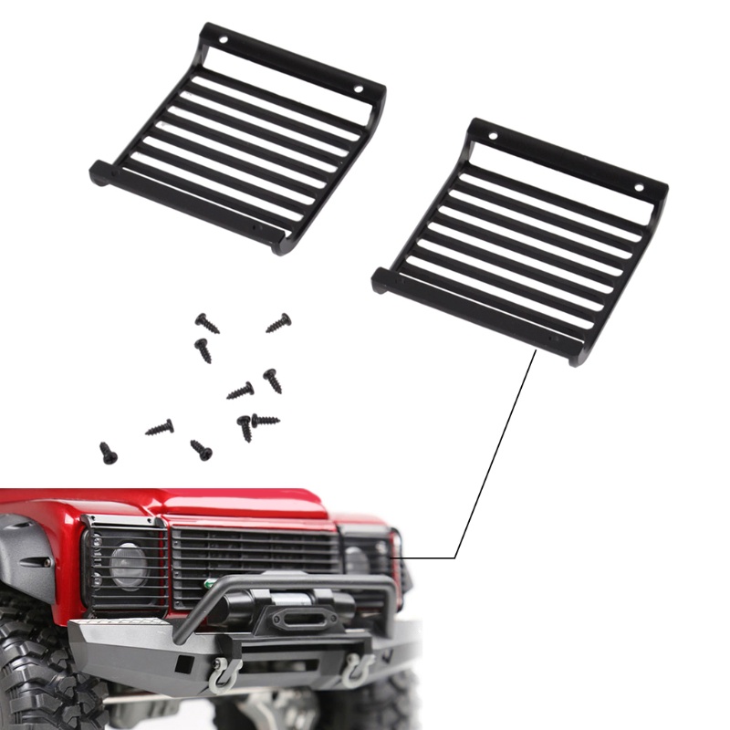 Bộ 2 Khung Lưới Bảo Vệ Đèn Pha LED WMMB Cho Xe Điều Khiển Từ Xa TRX-4 T4 1 10 ​