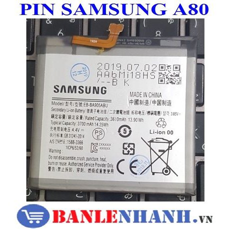 PIN SAMSUNG A80 [PIN NEW 100%, ZIN ]