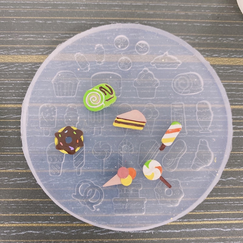 Khuôn bánh mini tổng hợp nhiều loại làm nail