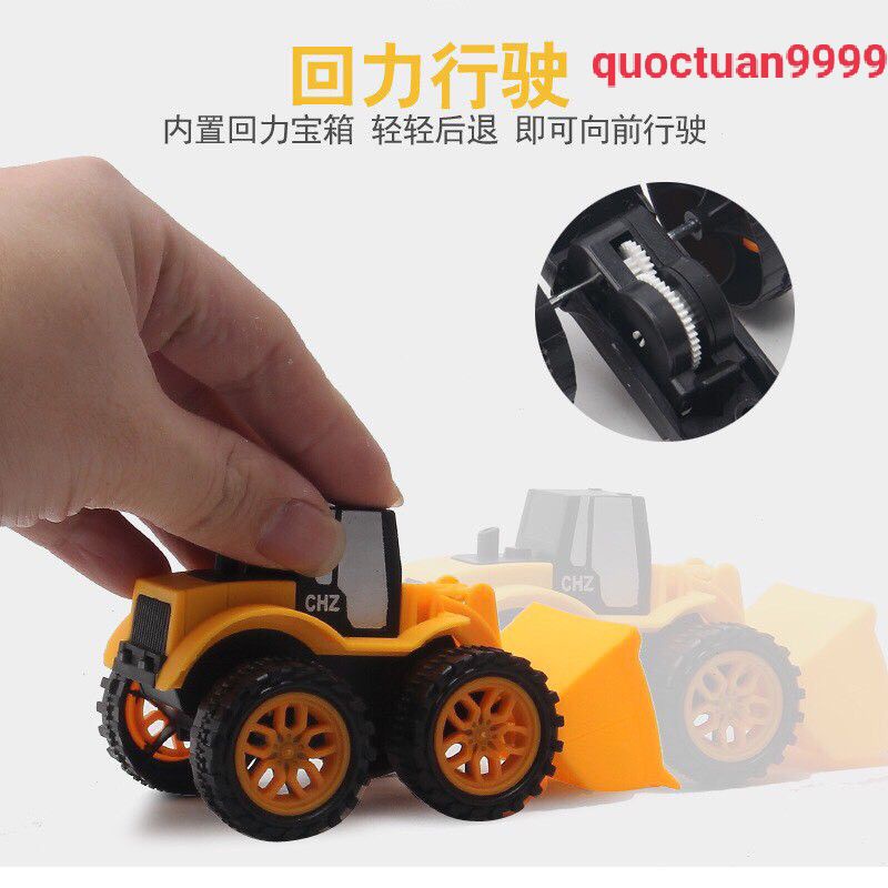 Đồ chơi xe công trình hộp 4 chiếc