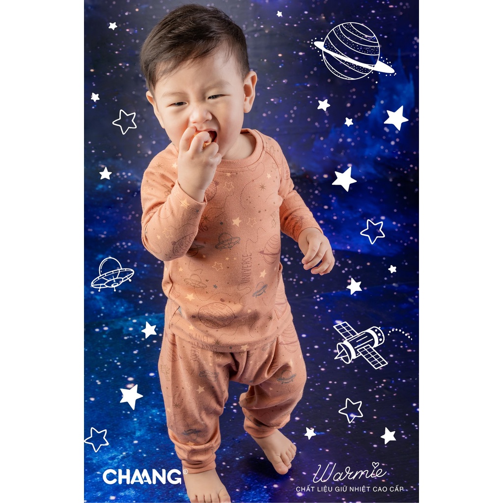 Chaang bộ dài tay raglan cho bé trai bé gái Cosmos AW22D2212