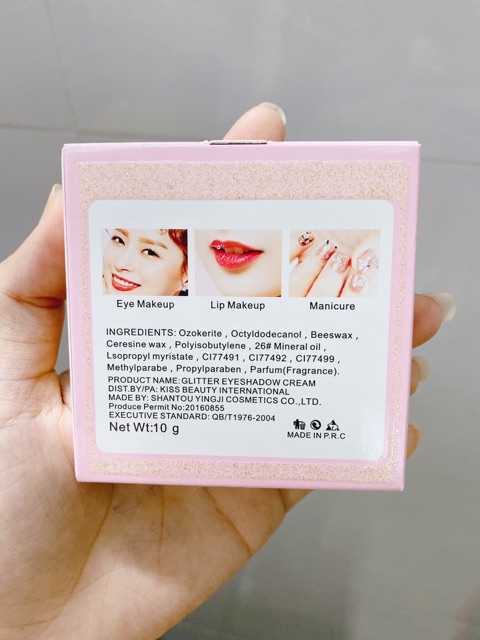 Phấn mắt 4 ô Kiss beauty siêu xinh | BigBuy360 - bigbuy360.vn