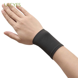 Băng Quấn Cổ Tay Bằng Lụa Lạnh Co Giãn Thoáng Khí Màu Trơn Hiệu LACYES Dùng Khi Chơi Golf