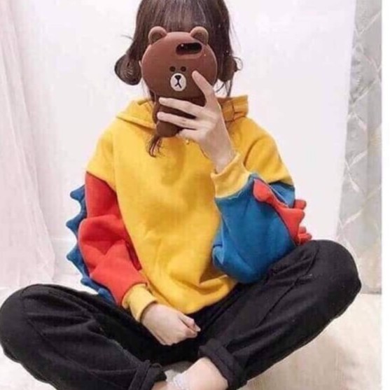 [HOT SIÊU GIẢM GIÁ] ÁO KHOÁC HOODIE NỈ THÊU HÌNH KHỦNG LONG SIÊU CUTEh | BigBuy360 - bigbuy360.vn