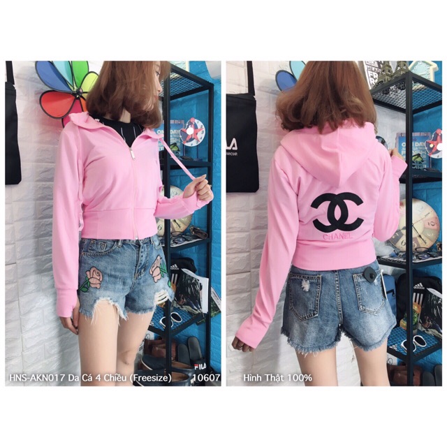 Áo khoác thiêu channel