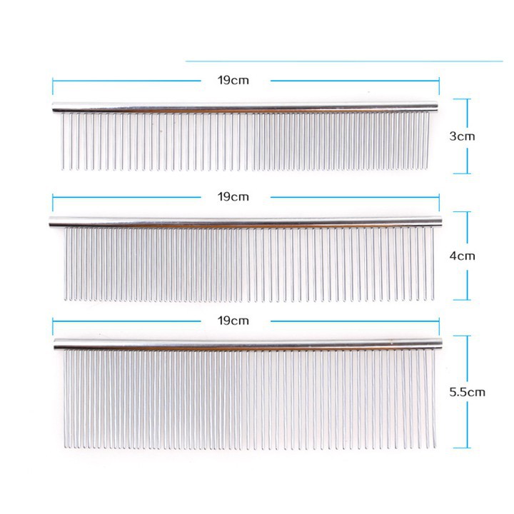 Lược chải lông chó mèo chất liệu inox Kún Miu giúp gỡ rối lông