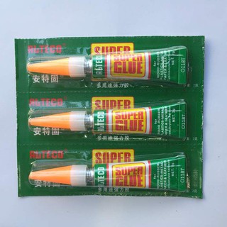 KEO DÁN GIÀY DÉP GỖ NHỰA VẢI 3 TUÝP SUPER GLUE - KD10