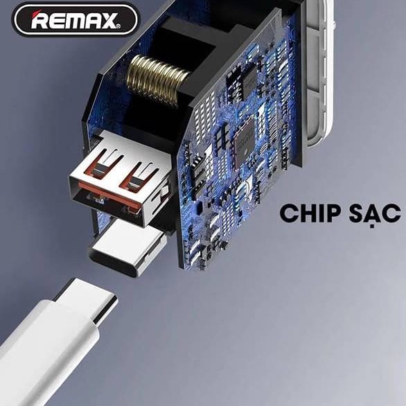 Chính Hãng - Củ Sạc Nhanh Remax RP-U37 2 Cổng Sạc Nhanh (QC 3.0 và PD 18W)