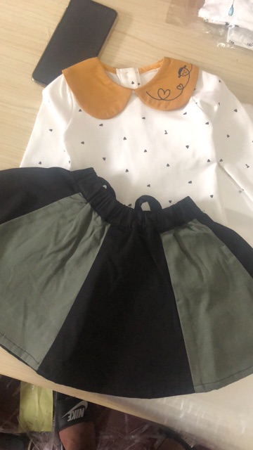 Váy thu đông cho bé gái