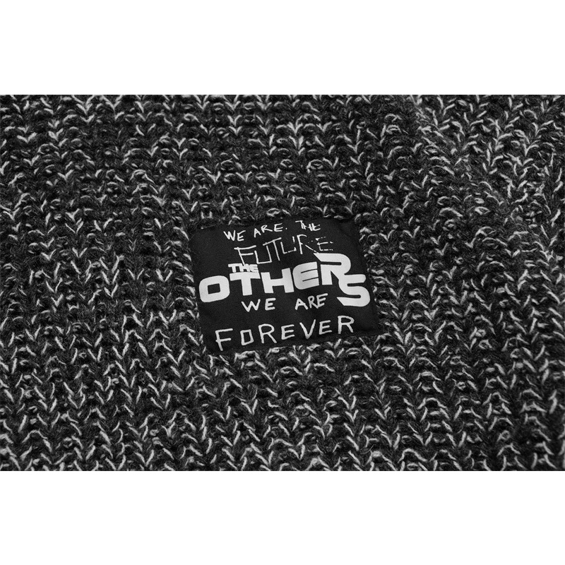 Áo len Raf Simons logo appliqued wool blend sweater ss21