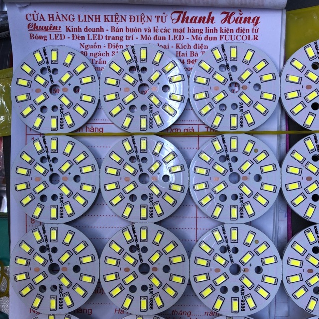 Mâm led tròn 9w dùng qua chấn lưu