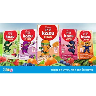 Sữa trái cây Aiwado Kazu Chan - Nho tự nhiên
