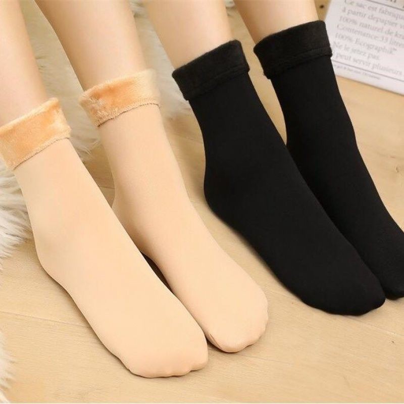Tất lót lông cừu dành cho nữ siêu ấm giữ nhiệt; T28 - BONMIE