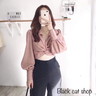 Set áo xoắn eo